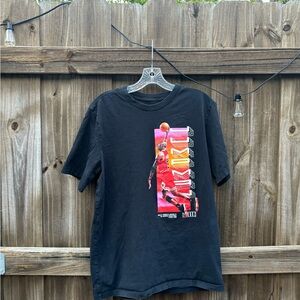 Jordan Black Tee with Red Graphic